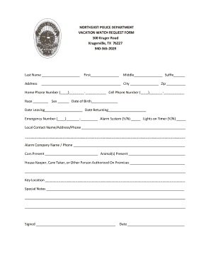 Certificate Award  Form