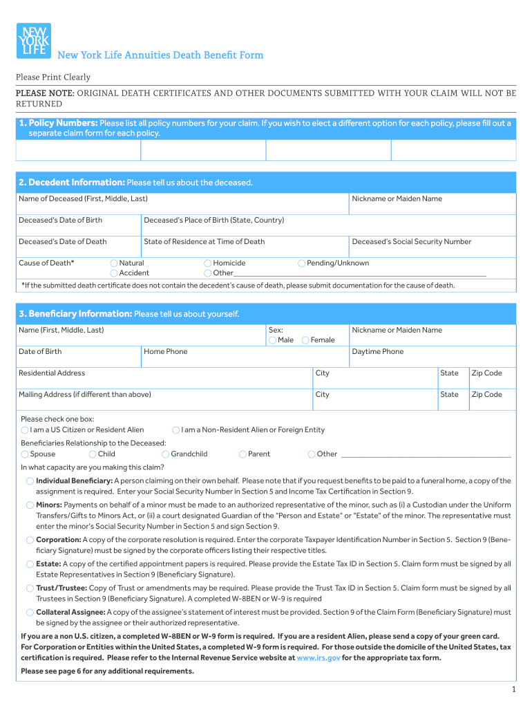 New York Life Annuities New York Life Investment Management  Form
