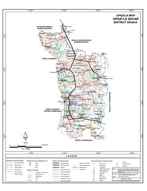 Kaliakair Upazila Map  Form