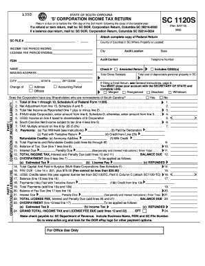 Sc 1120s  Form