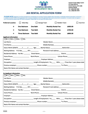 Nhdt Gov Ky Ahi Forms