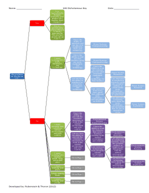 Sae Dichotomous Key  Form