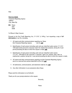 Explanation Letter to Cra Sample  Form
