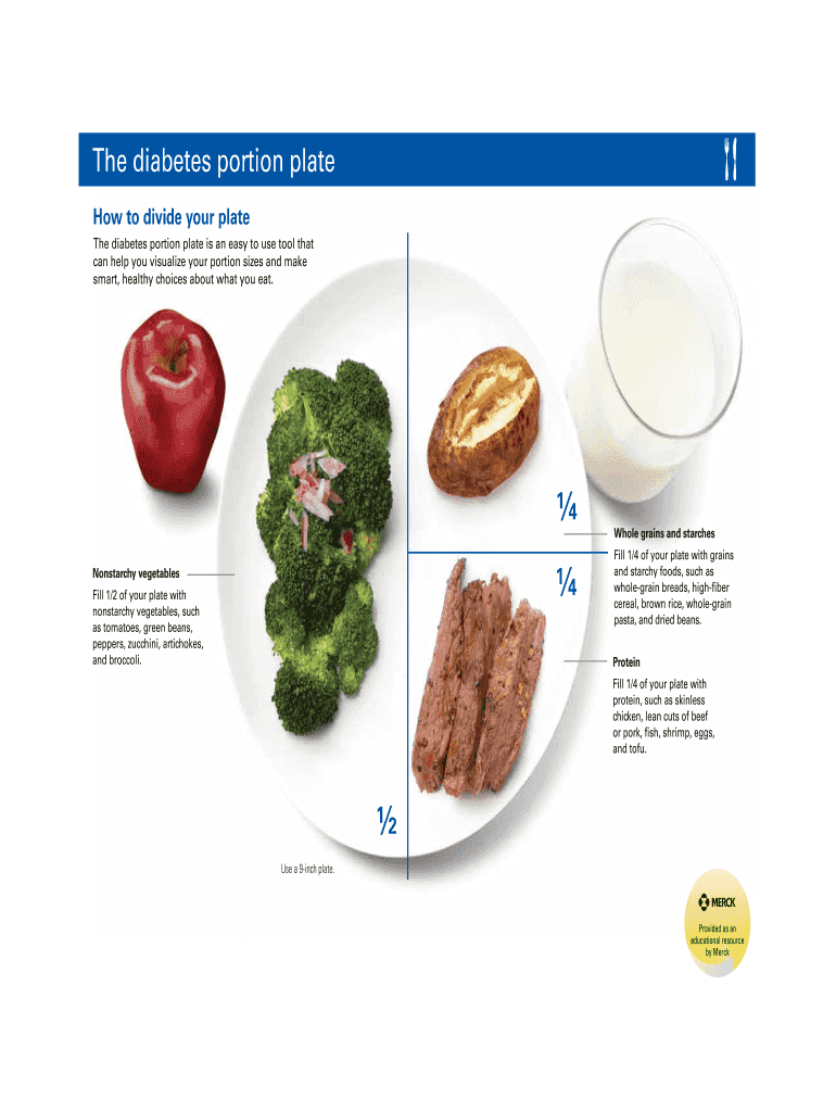 Plate Method a Visual Tool in Diabetes Control Diabetes  Form