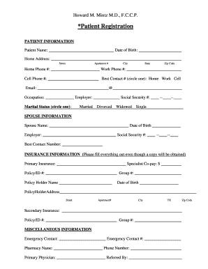 Registration Form Example