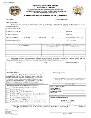 Muntinlupa Building Permit  Form