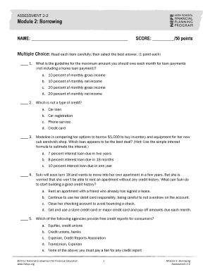 Hsfpp Module 2 Answer Key  Form