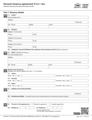 General Lease Agreement Template