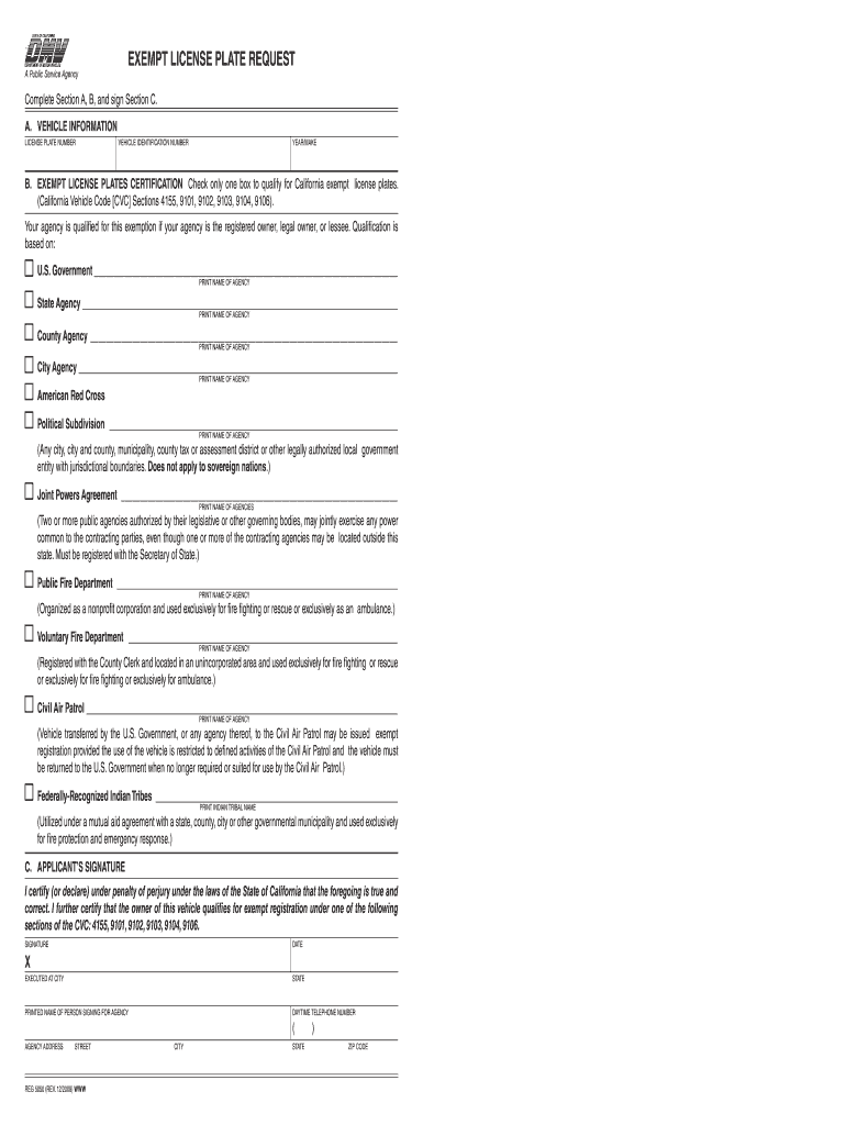 Reg 5050  Form