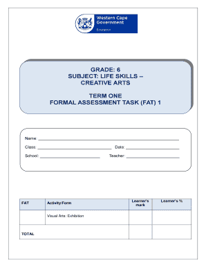 Creative Arts Grade 5 Exam Papers  Form