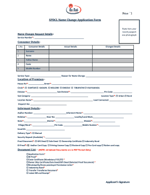 Spdcl Title Transfer  Form