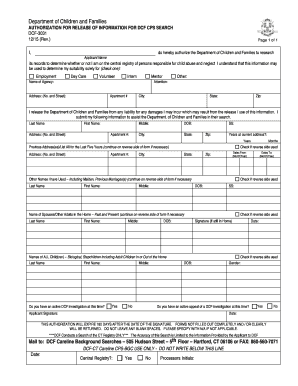 Dcf 3031  Form