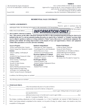 St Louis Association of Realtors Forms