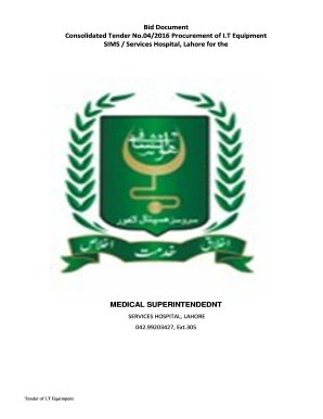 Services Hospital Lahore Logo  Form