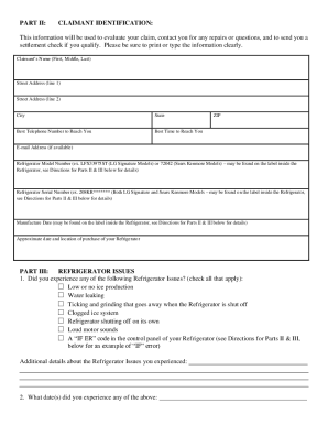 Lg Food Loss Reimbursement  Form