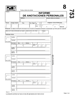 Anotaciones Personales  Form