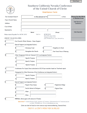 Scncucc  Form