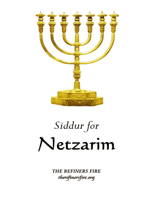 Siddur for Netzarim Nazarene Media Nazarenemedia  Form