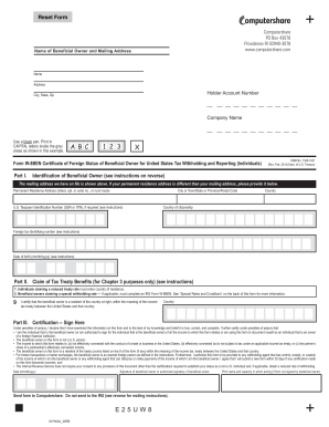 Computershare W 8ben Form Online