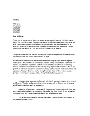 We Energies Medical Form