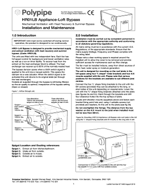 Polypipe Mvhr Hr01 Lb  Form