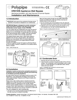 Polypipe Hr01wb  Form