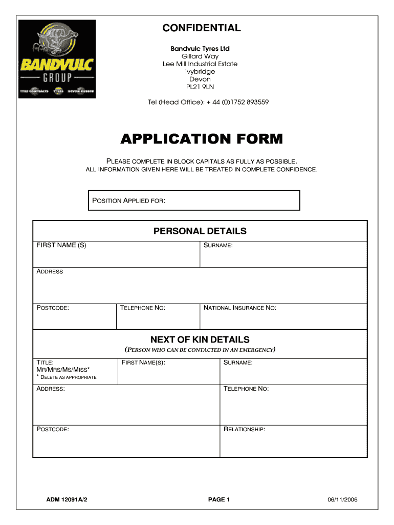 Get and Sign Next of Kin Form 2006-2022
