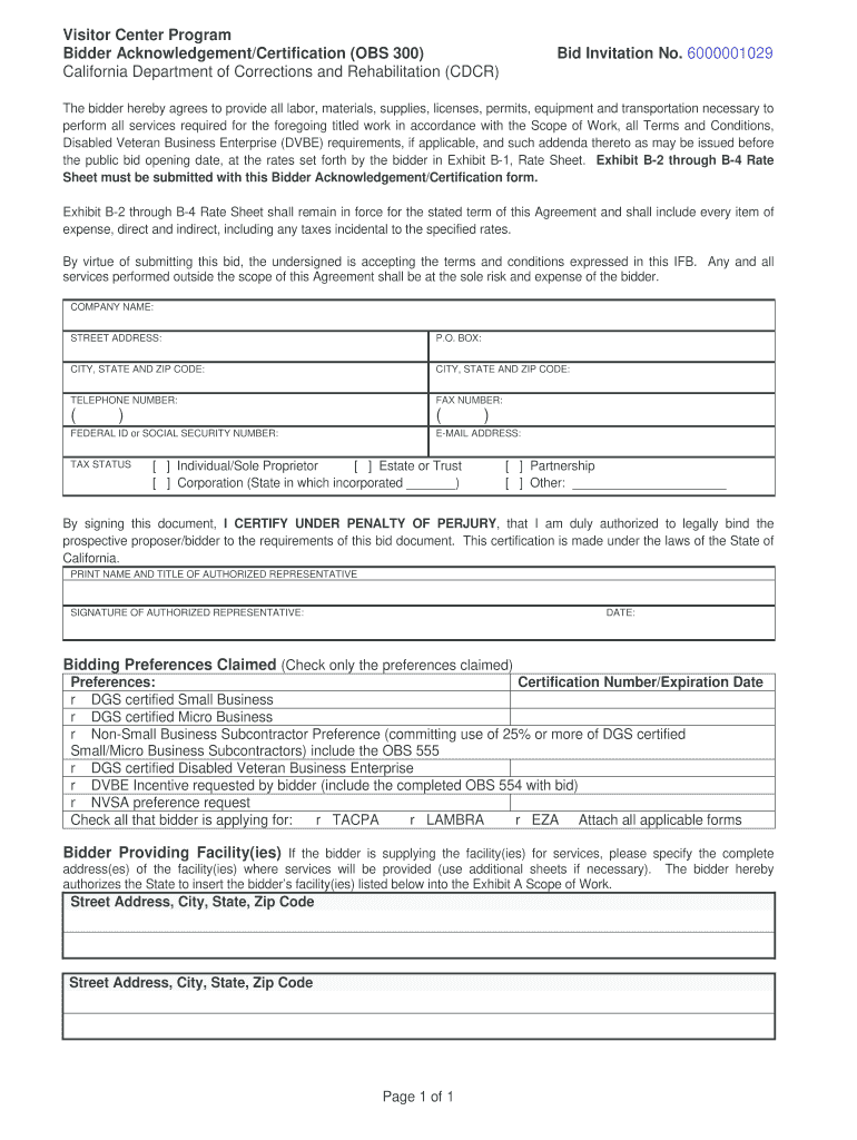 Get and Sign Obs 300 Fillable  Form