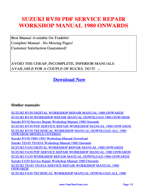 Suzuki Rv50 Wiring Diagram  Form