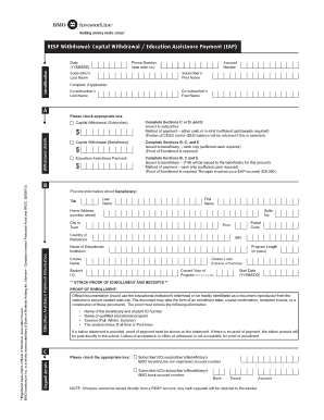 Bmo Resp Withdrawal  Form