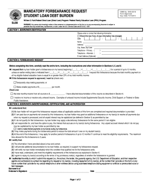 Loan Debt Burden Forbearance Form Aspire Resources Inc