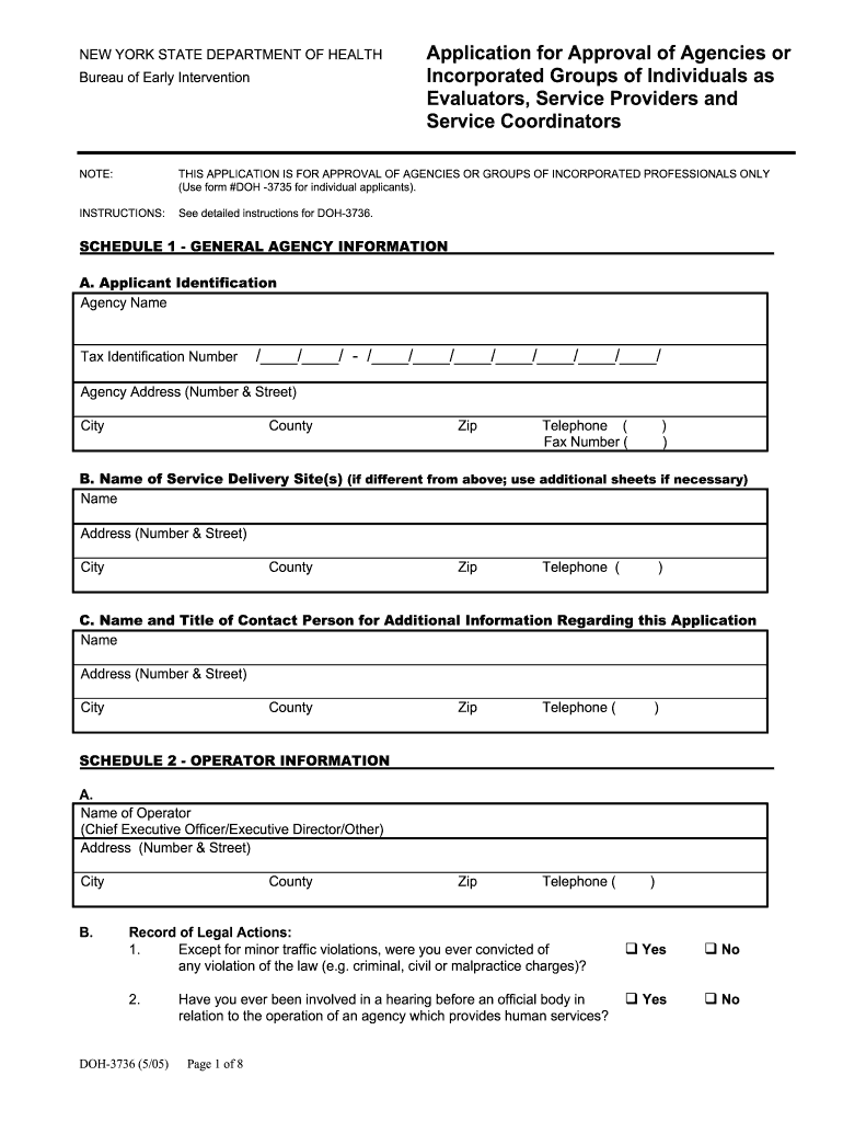  Doh3736 Form 2005-2024