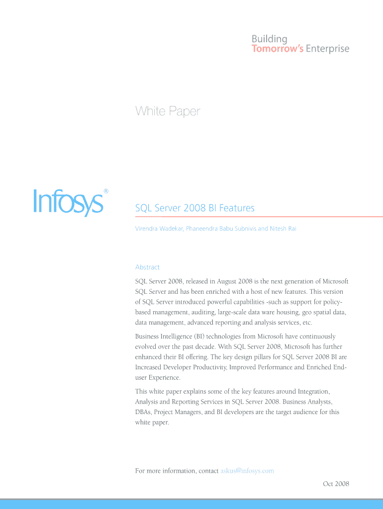 Infosys Letterhead  Form