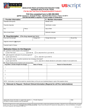 Superior Prior Authorization Form PDF