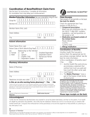 Express Scripts Form