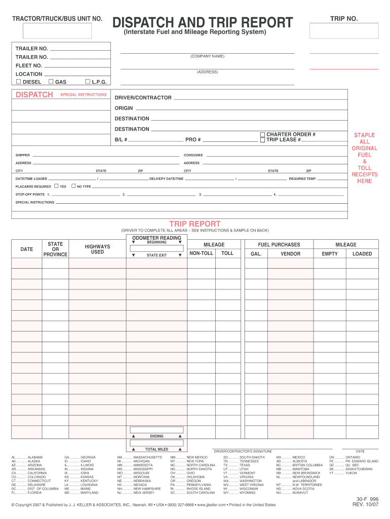 Truck Dispatch Spreadsheet Template  Form