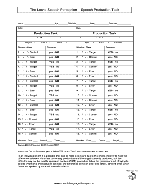 Locke Task  Form