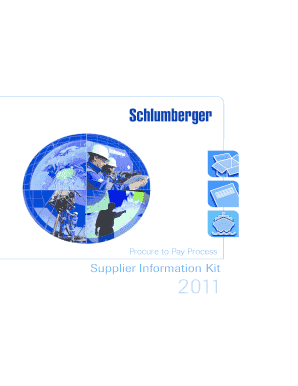Schlumberger Vendor Registration  Form
