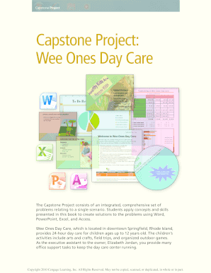 Wee Ones Day Care Powerpoint Office Form