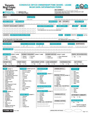 Mls Data Sheet  Form