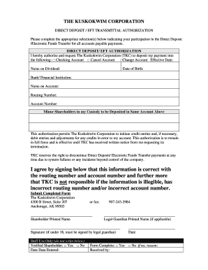 Tkc Corporation  Form