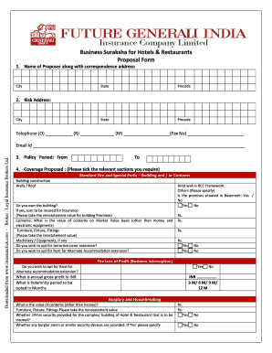 Future Generali Satisfaction Form