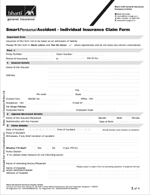 Axa Reimbursement Form