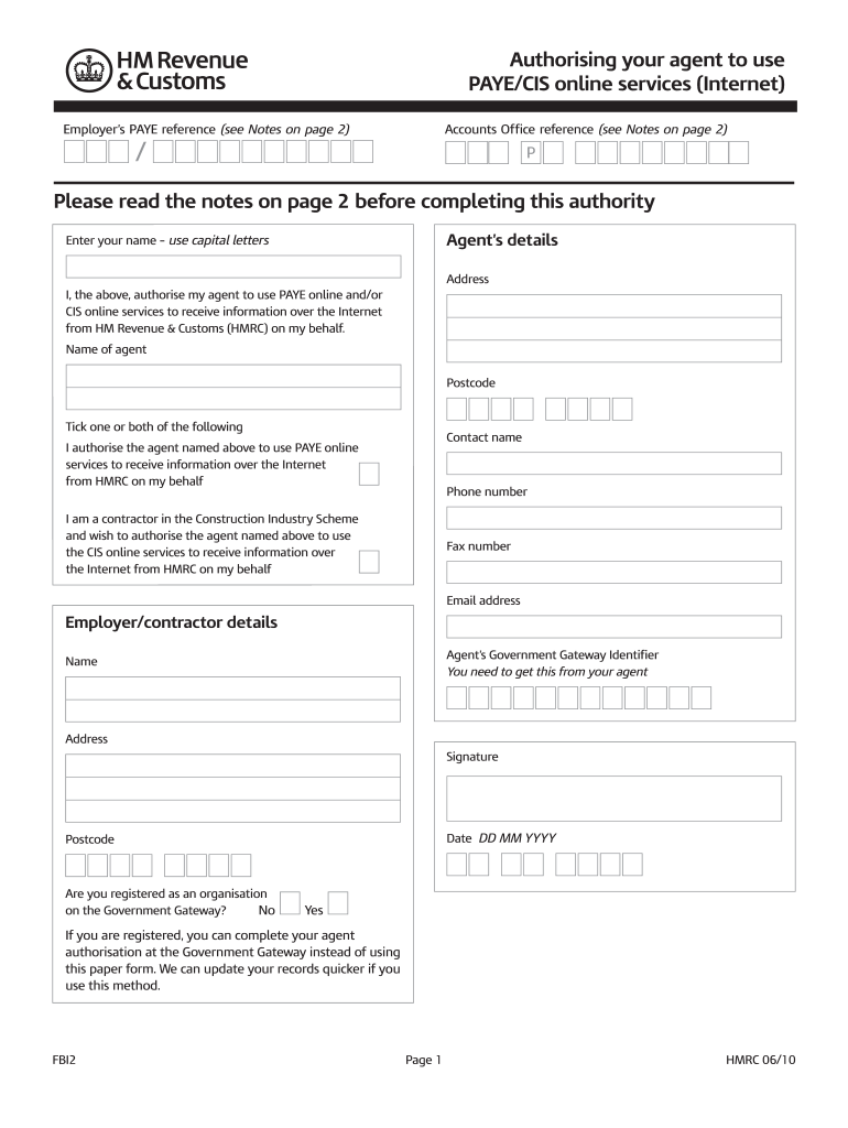 Fbi2 Form PDF