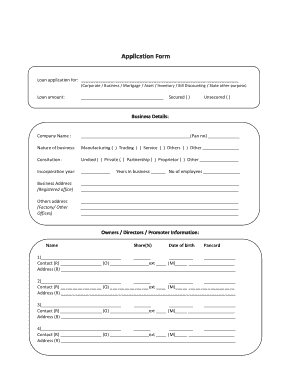 Bell Finvest India Ltd  Form