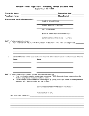 Paramus Catholic High School Pchsme  Form