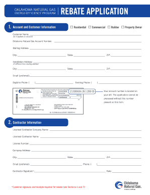 Ong Rebate Application Form - Fill Out and Sign Printable PDF Template |  signNow