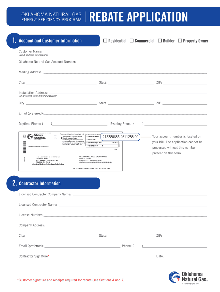 Small Business Rebate Application Form