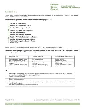 Ore Application Form