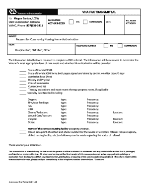 Va Form 10 0114r